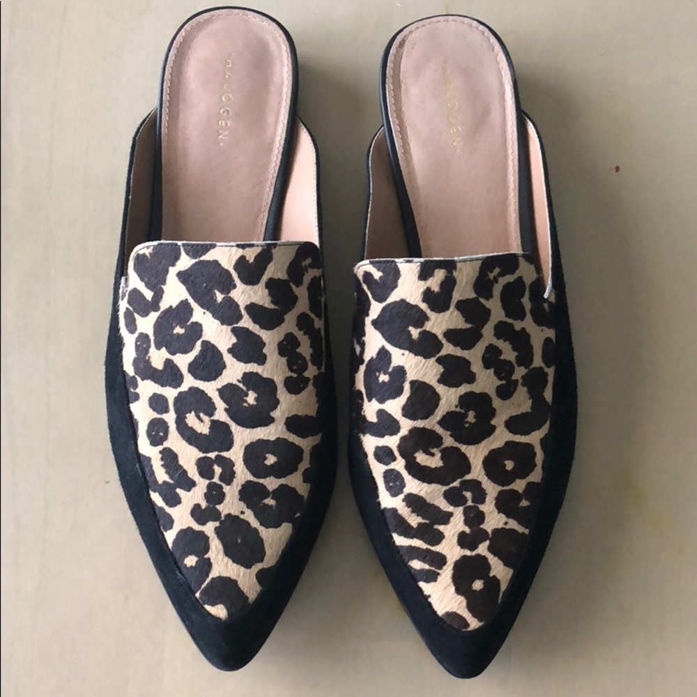 Halogen Calf Hair Mule